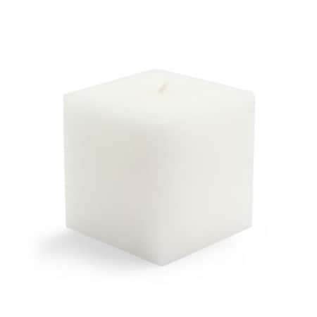 Jeco Jeco CPZ-125 3 x 3 in. Square Pillar Candles; White CPZ-125